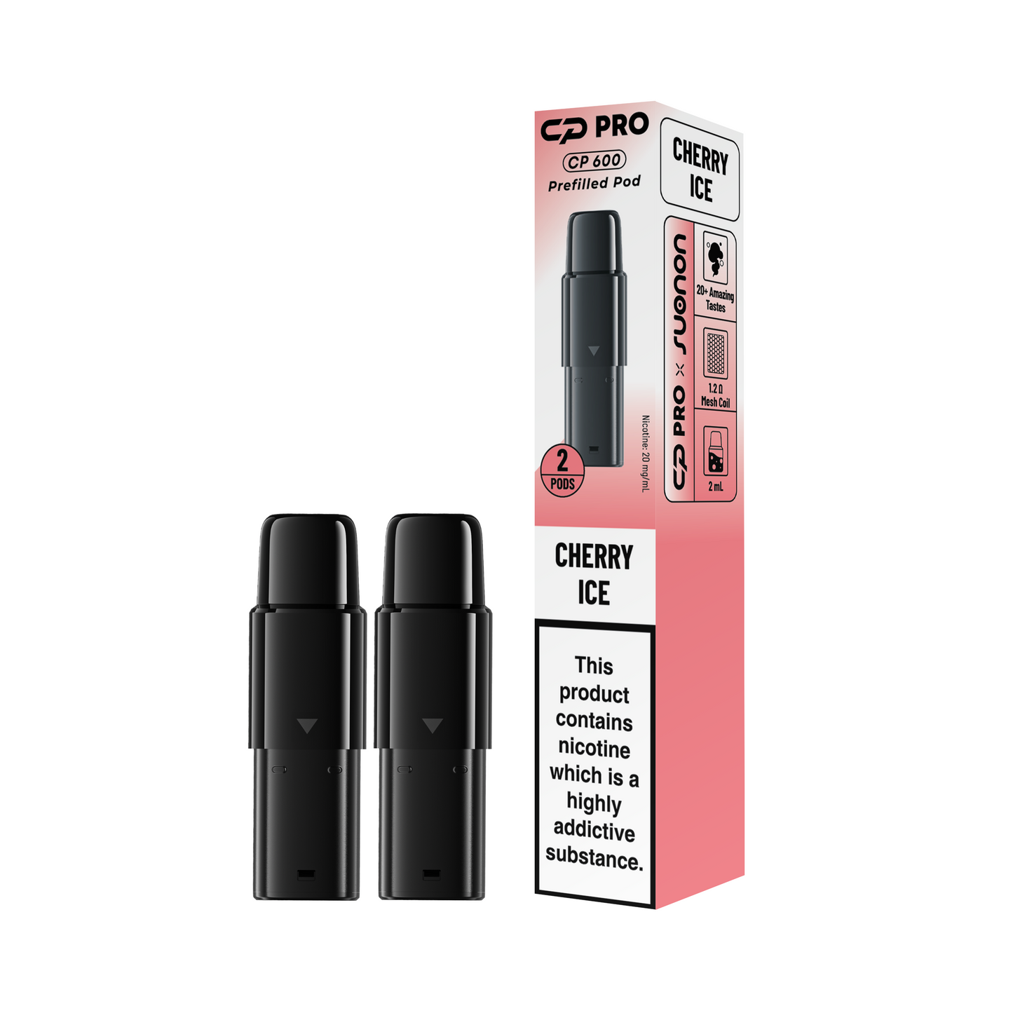 Crystal Pro CP 600 Prefilled Pods - Box of 10 (Pack of 2)