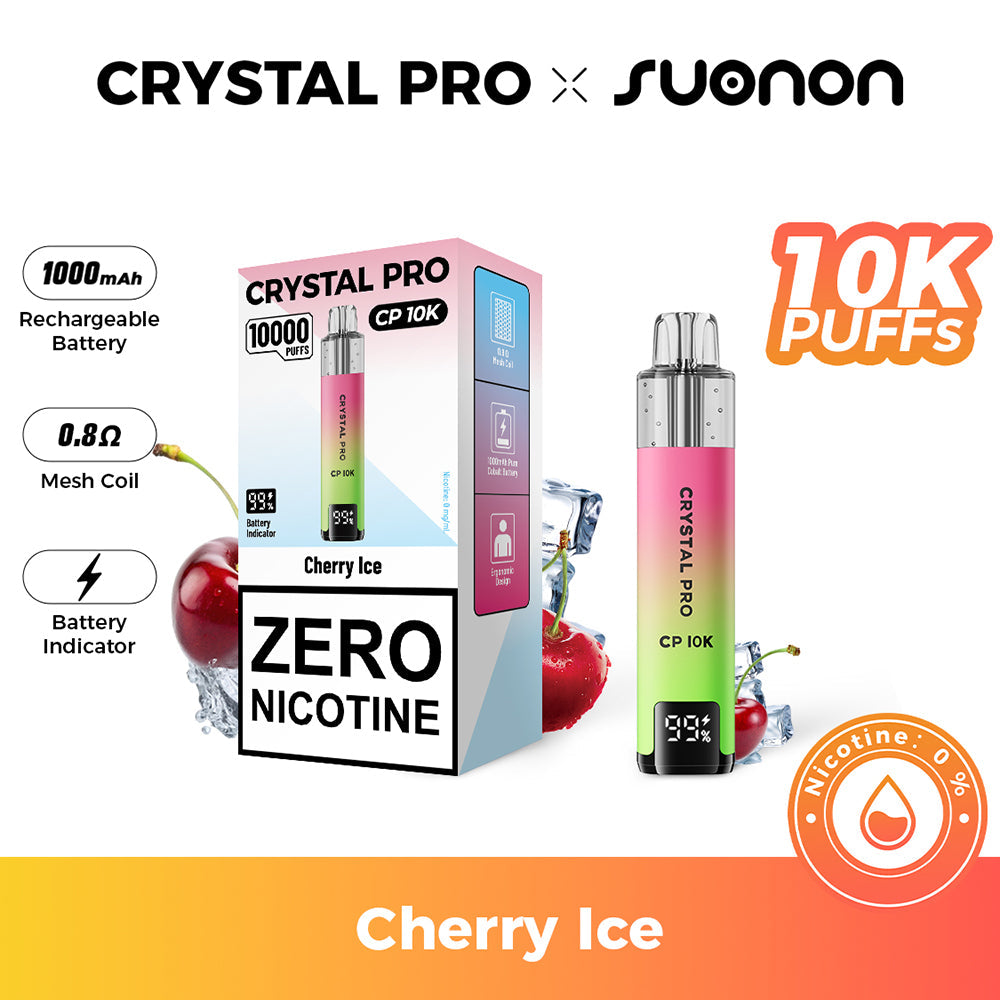Crystal Pro CP 10K Prefilled Kit 0MG (Zero Nicotine) - Box Of 5