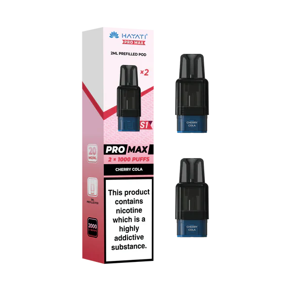 Hayati Pro Max S1 1000+ Prefilled Pods - Box of 10
