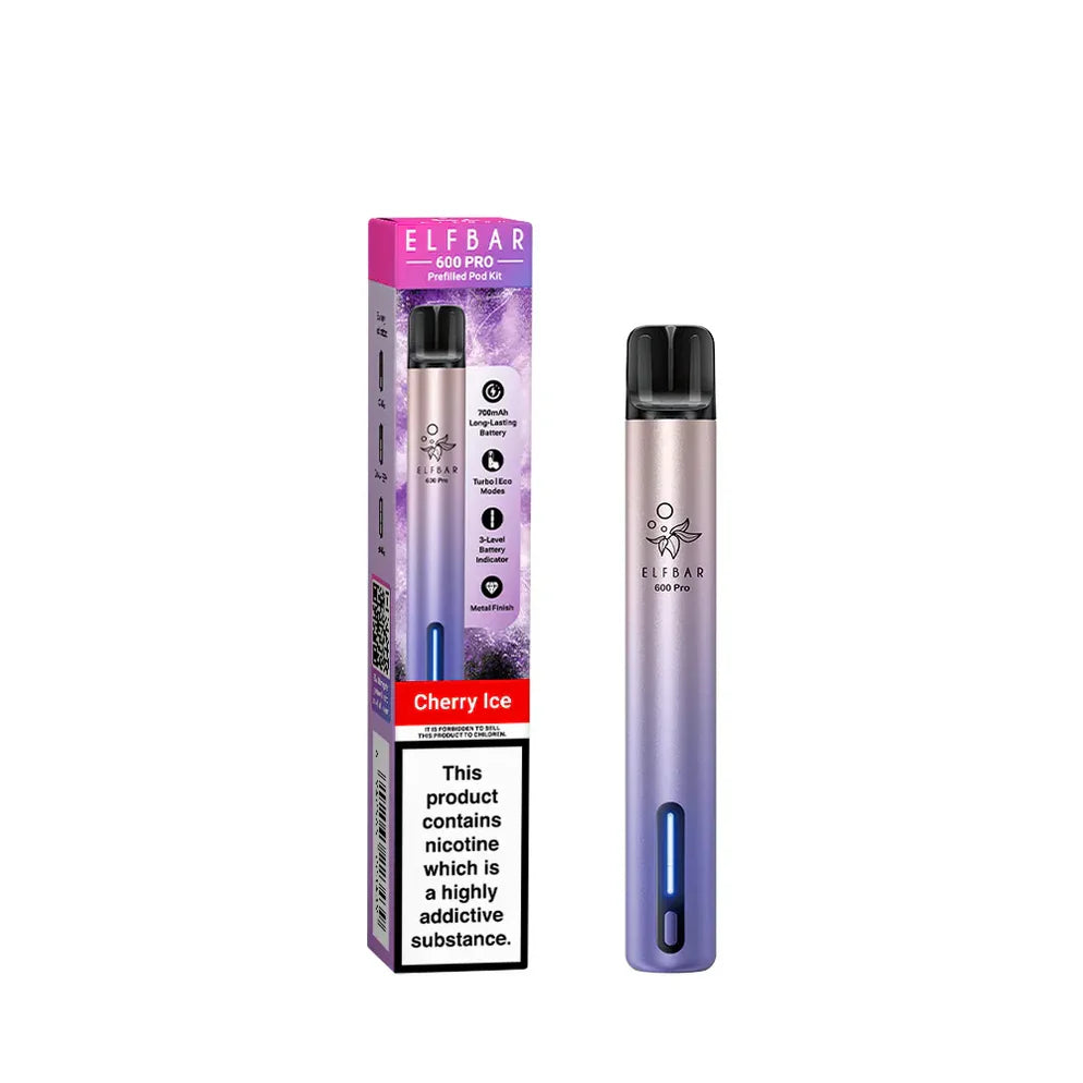 Elf Bar 600 Pro Prefilled Pod Kit - Box of 10