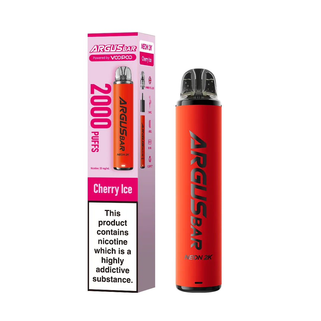 VooPoo Argus Bar Neon 2K Prefilled Kit - Box of 10