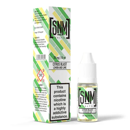 SNM Vapes Nic Salts E-Liquid - Box of 10