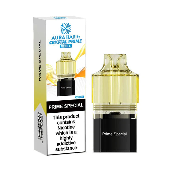 Crystal Prime Aura Bar 10k Replacement Pods - Box of 5