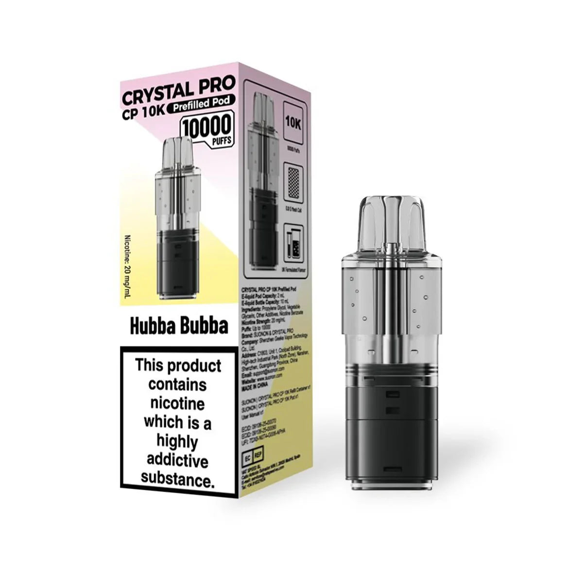 Crystal Pro CP 10K Prefilled Pods - Box Of 5