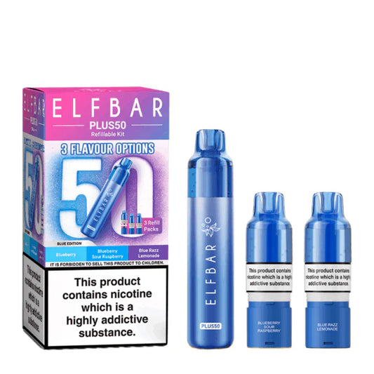 Elf Bar Plus 50 Prefilled Pod Kit - Box Of 5