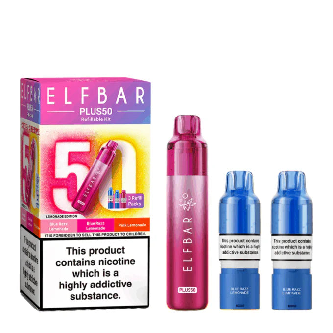 Elf Bar Plus 50 Prefilled Pod Kit - Box Of 5