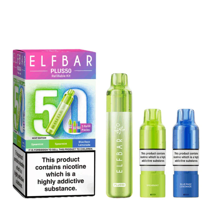 Elf Bar Plus 50 Prefilled Pod Kit - Box Of 5