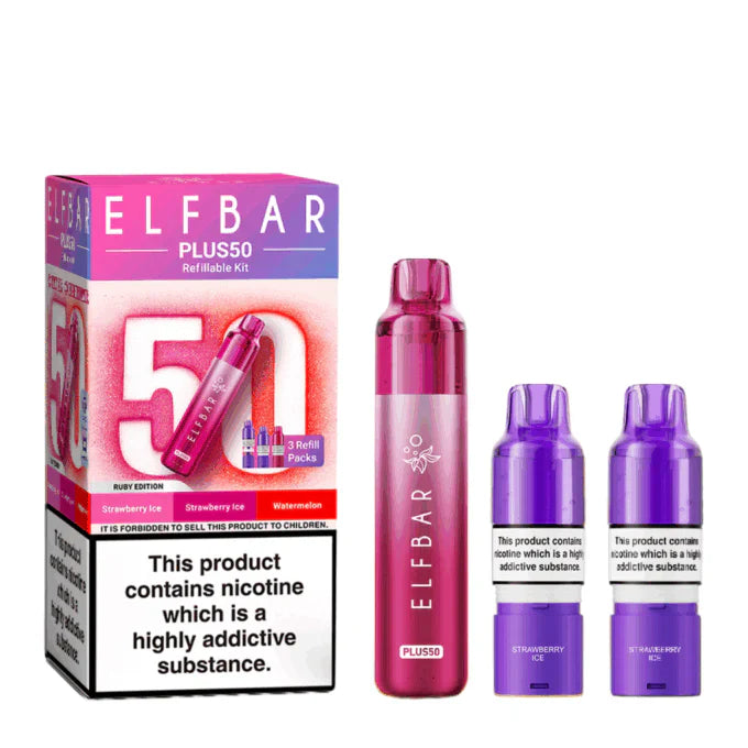 Elf Bar Plus 50 Prefilled Pod Kit - Box Of 5