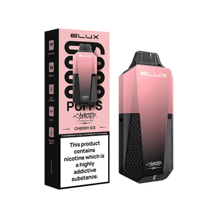 Elux Cyberover 6K Prefilled Vape Kit - Box of 10
