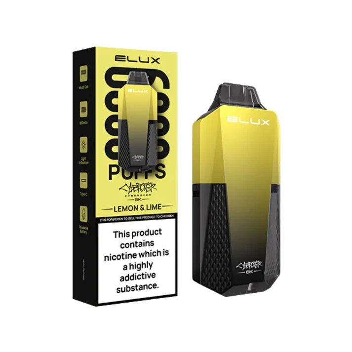 Elux Cyberover 6K Prefilled Vape Kit - Box of 10