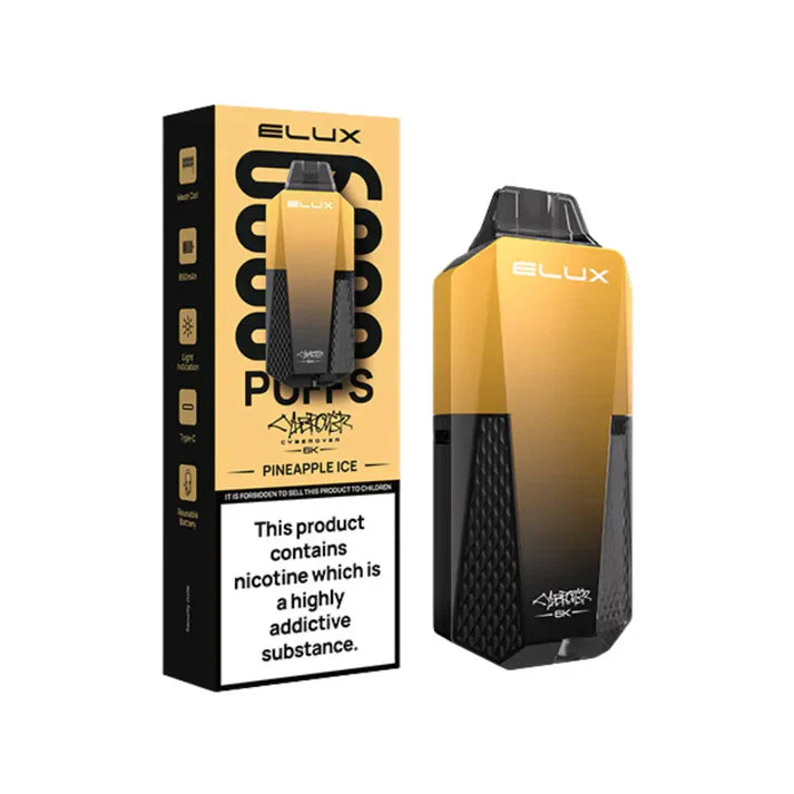 Elux Cyberover 6K Prefilled Vape Kit - Box of 10
