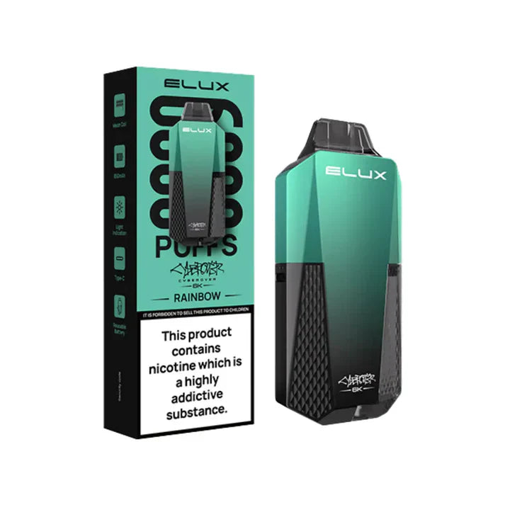 Elux Cyberover 6K Prefilled Vape Kit - Box of 10