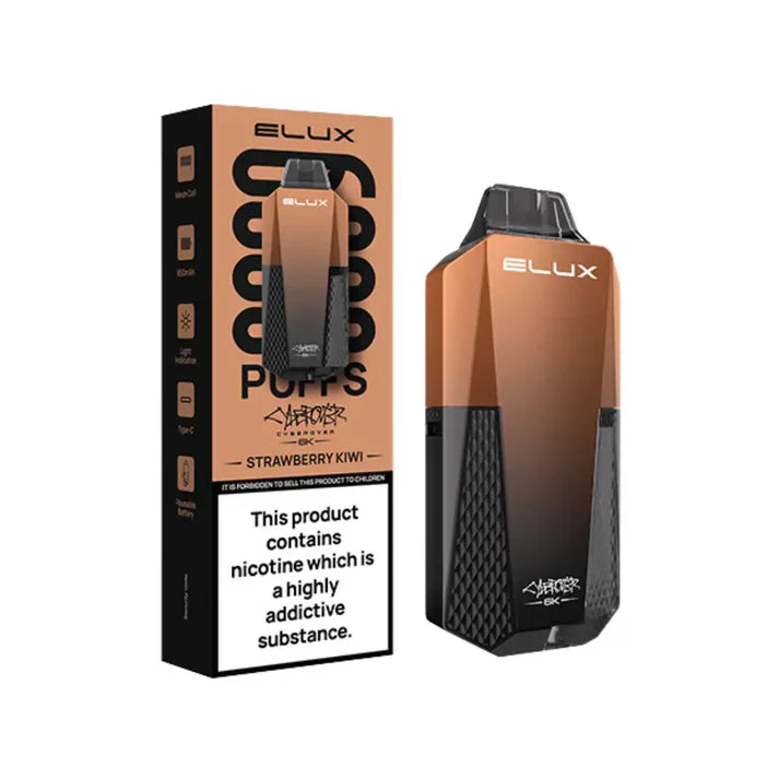 Elux Cyberover 6K Prefilled Vape Kit - Box of 10