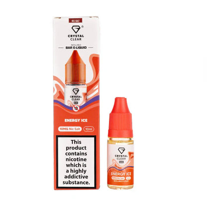 Crystal Clear Nic Salts 10ml - Box of 10