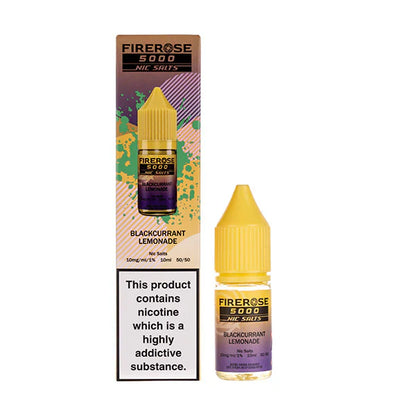 Firerose 5000 10ml Nic Salts E-liquids Box of 10