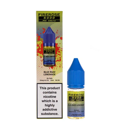Firerose 5000 10ml Nic Salts E-liquids Box of 10
