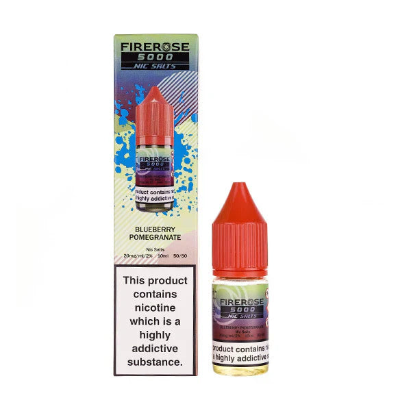 Firerose 5000 10ml Nic Salts E-liquids Box of 10