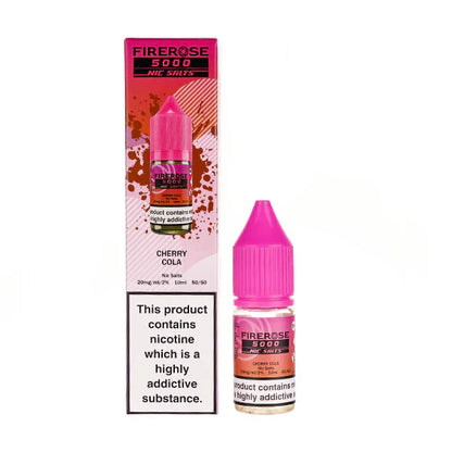 Firerose 5000 10ml Nic Salts E-liquids Box of 10