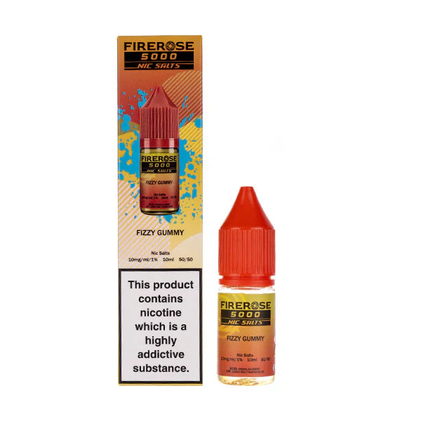 Firerose 5000 10ml Nic Salts E-liquids Box of 10