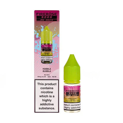 Firerose 5000 10ml Nic Salts E-liquids Box of 10
