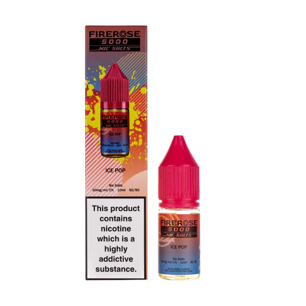 Firerose 5000 10ml Nic Salts E-liquids Box of 10