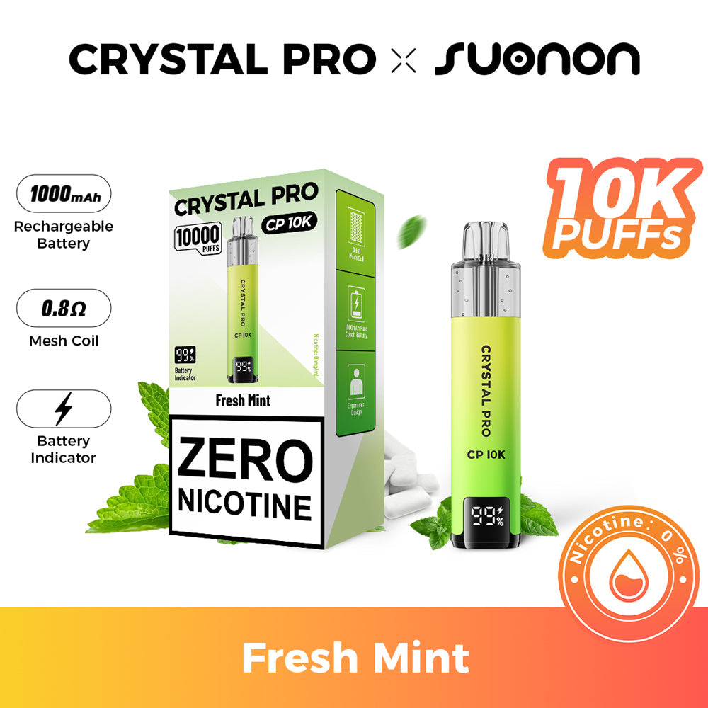 Crystal Pro CP 10K Prefilled Kit 0MG (Zero Nicotine) - Box Of 5