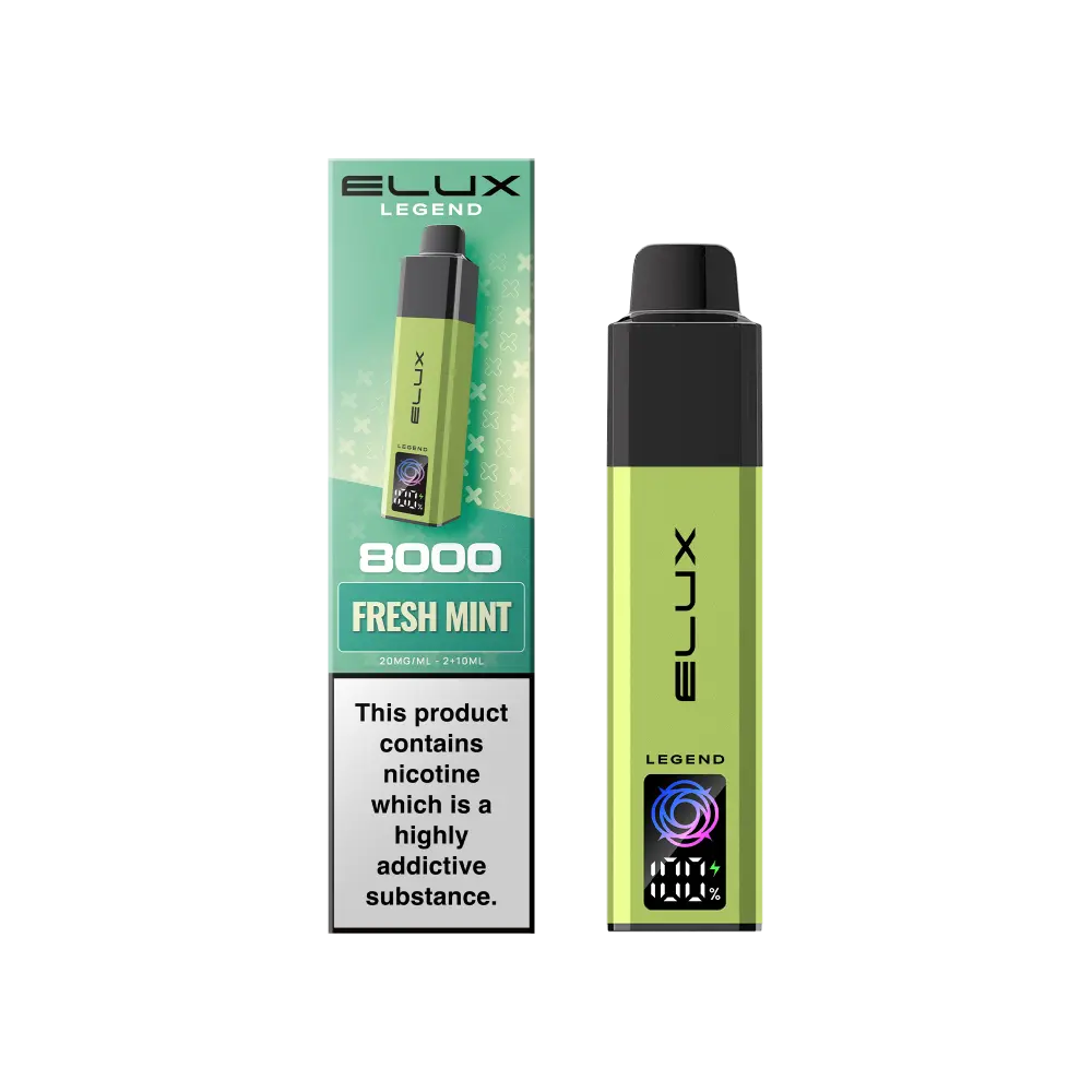 Elux Legend 8000 Prefilled Vape Kit Box 0f 5