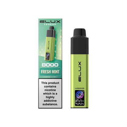 Elux Legend 8000 Prefilled Vape Kit Box 0f 5