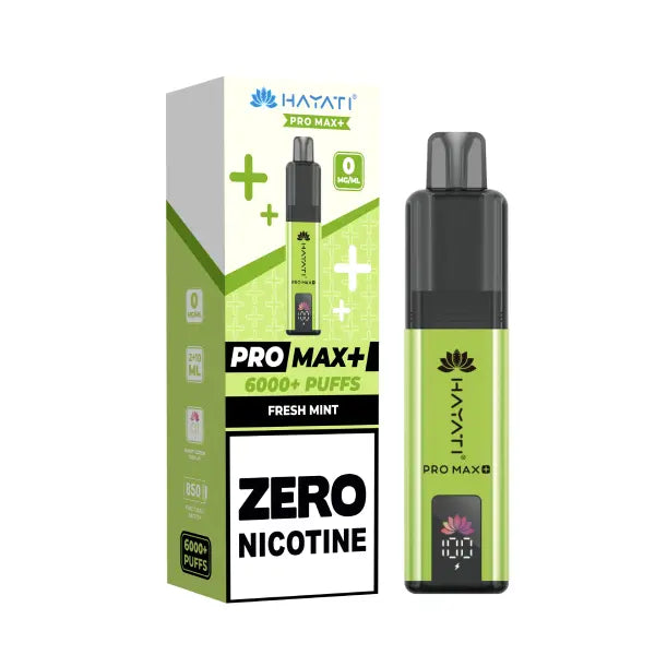 Hayati Pro Max + 6000 Prefilled Kit Zero Nicotine - Box of 5
