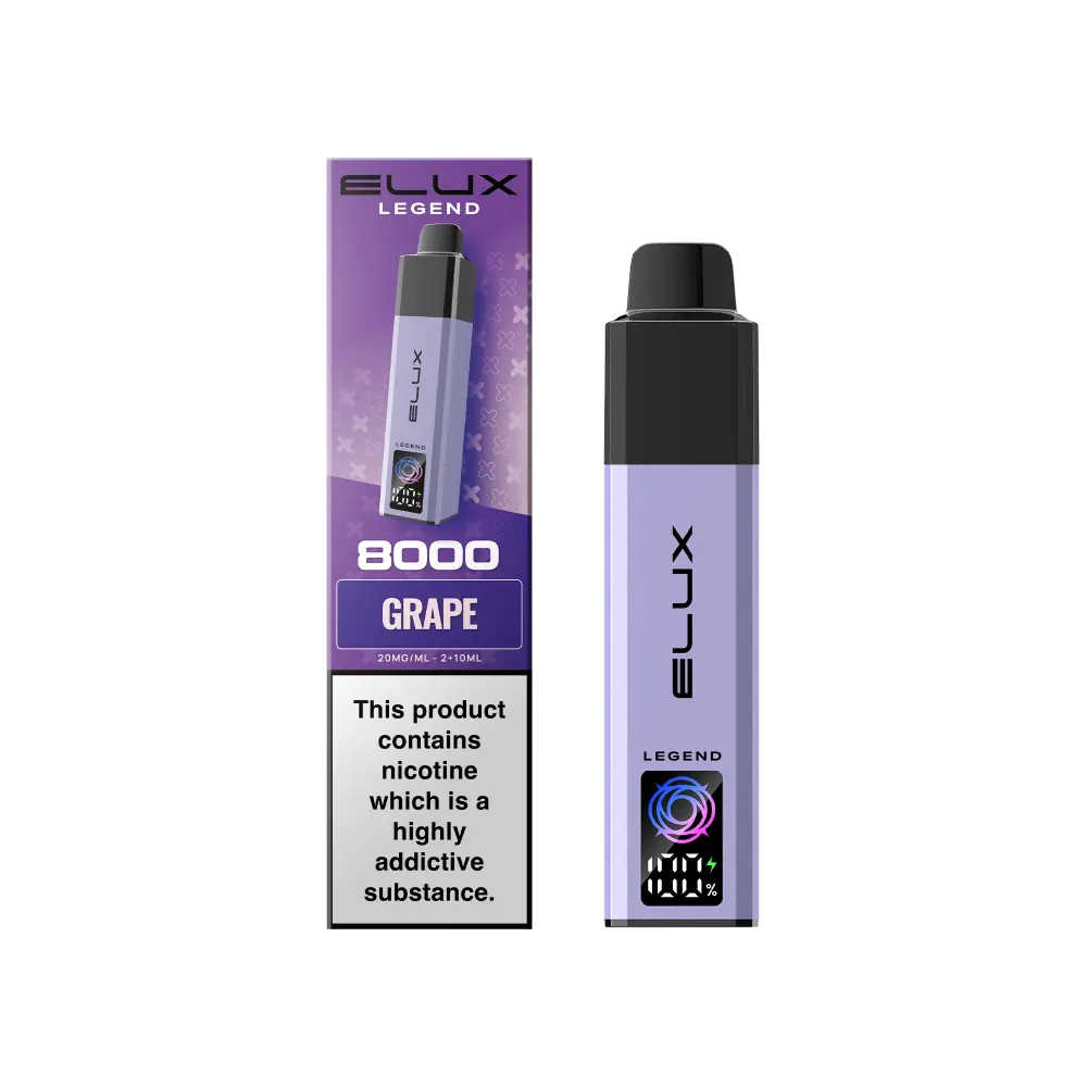Elux Legend 8000 Prefilled Vape Kit Box 0f 5