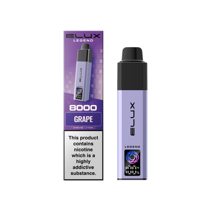 Elux Legend 8000 Prefilled Vape Kit Box 0f 5