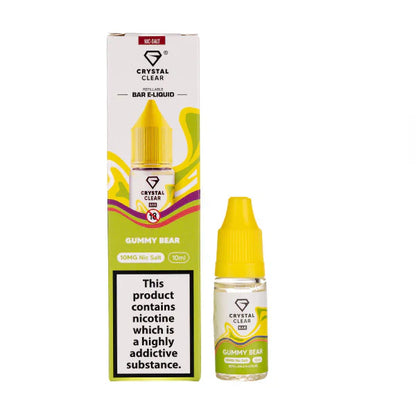 Crystal Clear Nic Salts 10ml - Box of 10