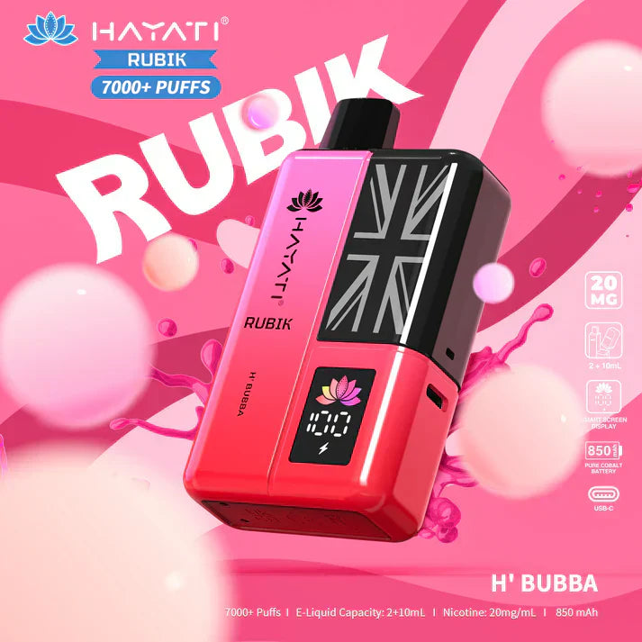 Hayati Rubik 7000+ Puffs Prefilled Kit