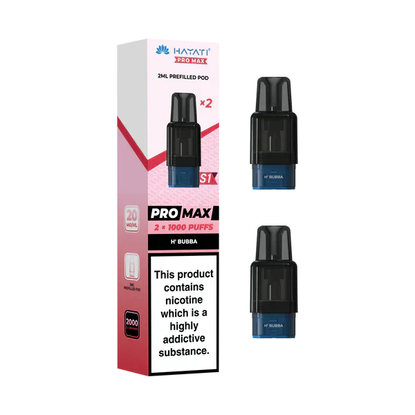 Hayati Pro Max S1 1000+ Prefilled Pods - Box of 10