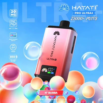 Hayati Pro Ultra Plus 25000 Puffs Prefilled Kit - Box of 5