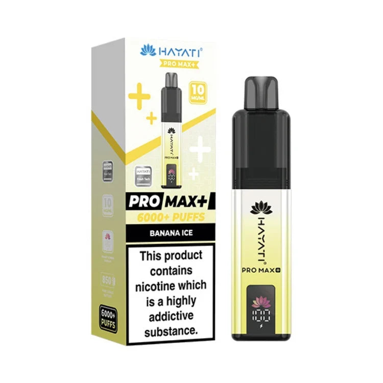 Hayati Pro Max Plus 6000 Puffs Prefilled Kit 10MG - Box of 5