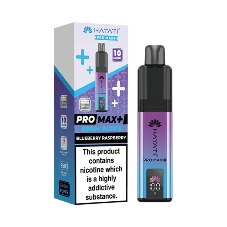 Hayati Pro Max Plus 6000 Puffs Prefilled Kit 10MG - Box of 5