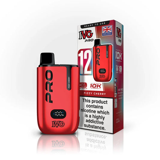 IVG Pro 12 Prefilled Kit - Box Of 5 - Ivgpro12ml Fizzy Cherry | Wholesale UK