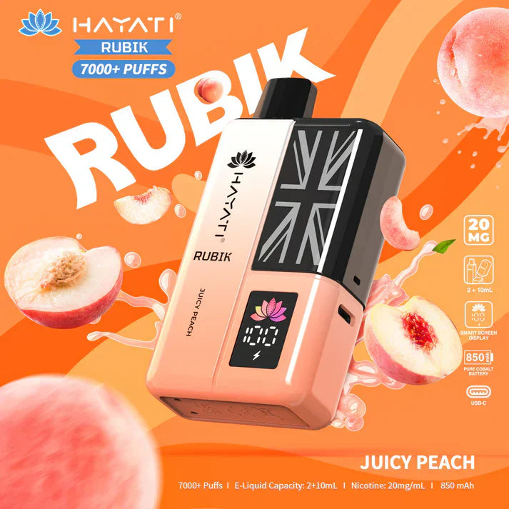 Hayati Rubik 7000+ Puffs Prefilled Kit