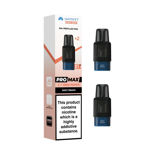 Hayati Pro Max S1 1000+ Prefilled Pods - Box of 10