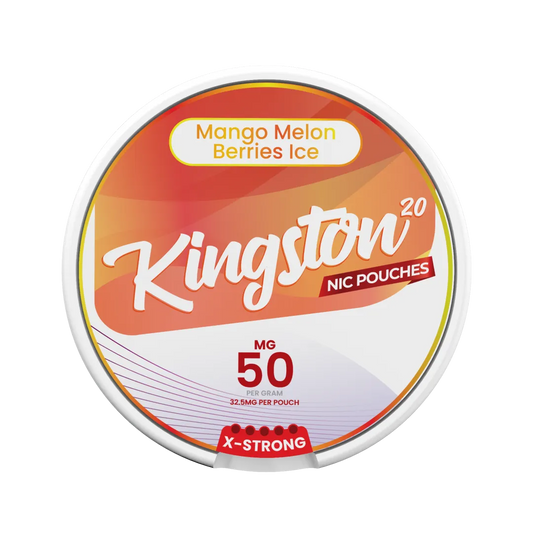 Kingston Mango Melon Berries Ice Nicotine Pouches - Pack Of 10