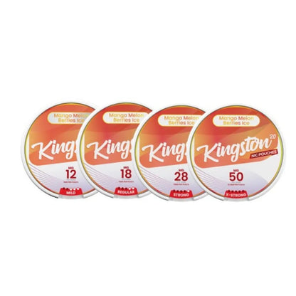 Kingston Mango Melon Berries Ice Nicotine Pouches - Pack Of 10