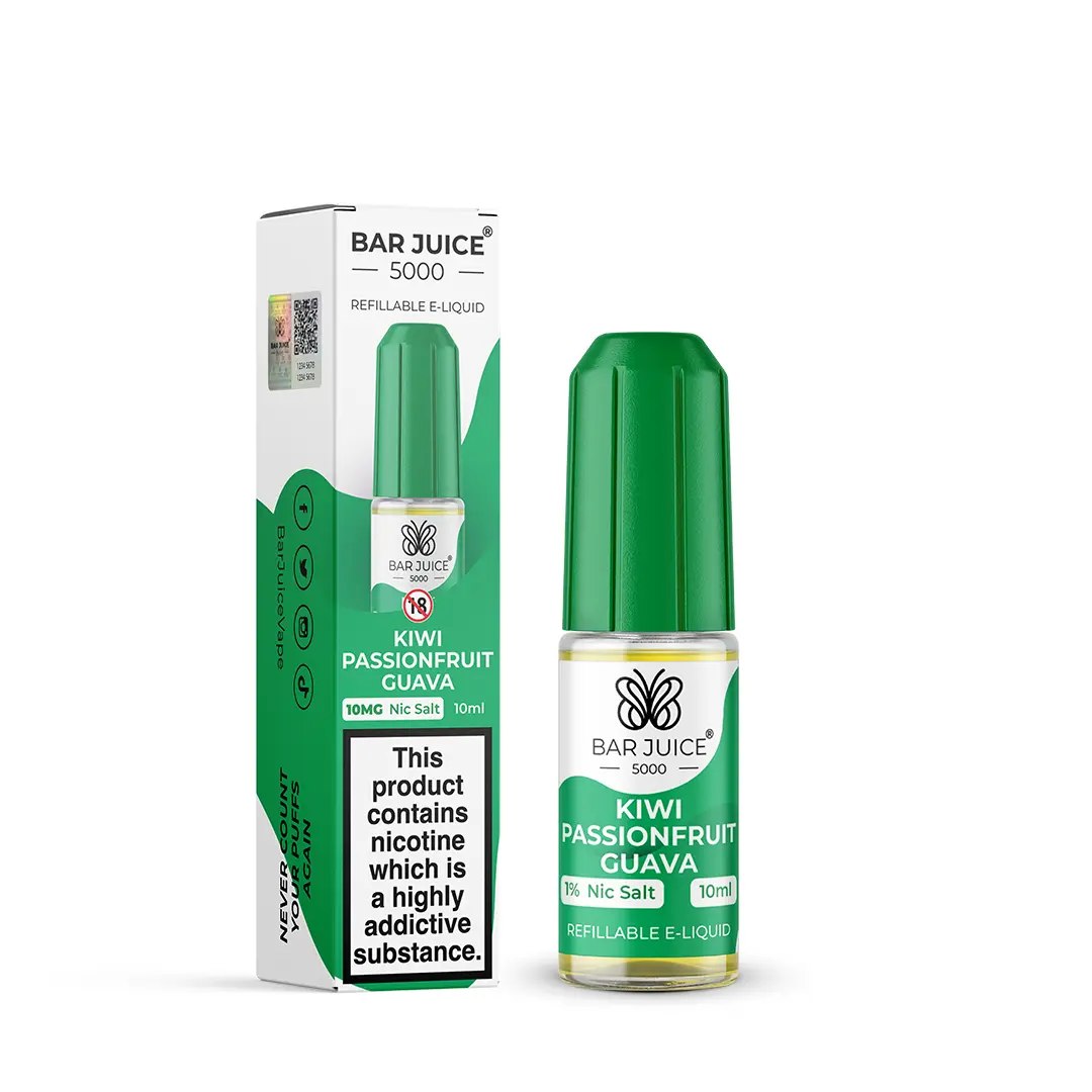 Bar Juice 5000 10ml Nic Salts E-liquids - Box of 10