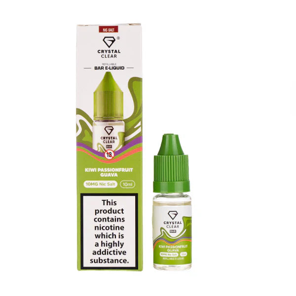 Crystal Clear Nic Salts 10ml - Box of 10