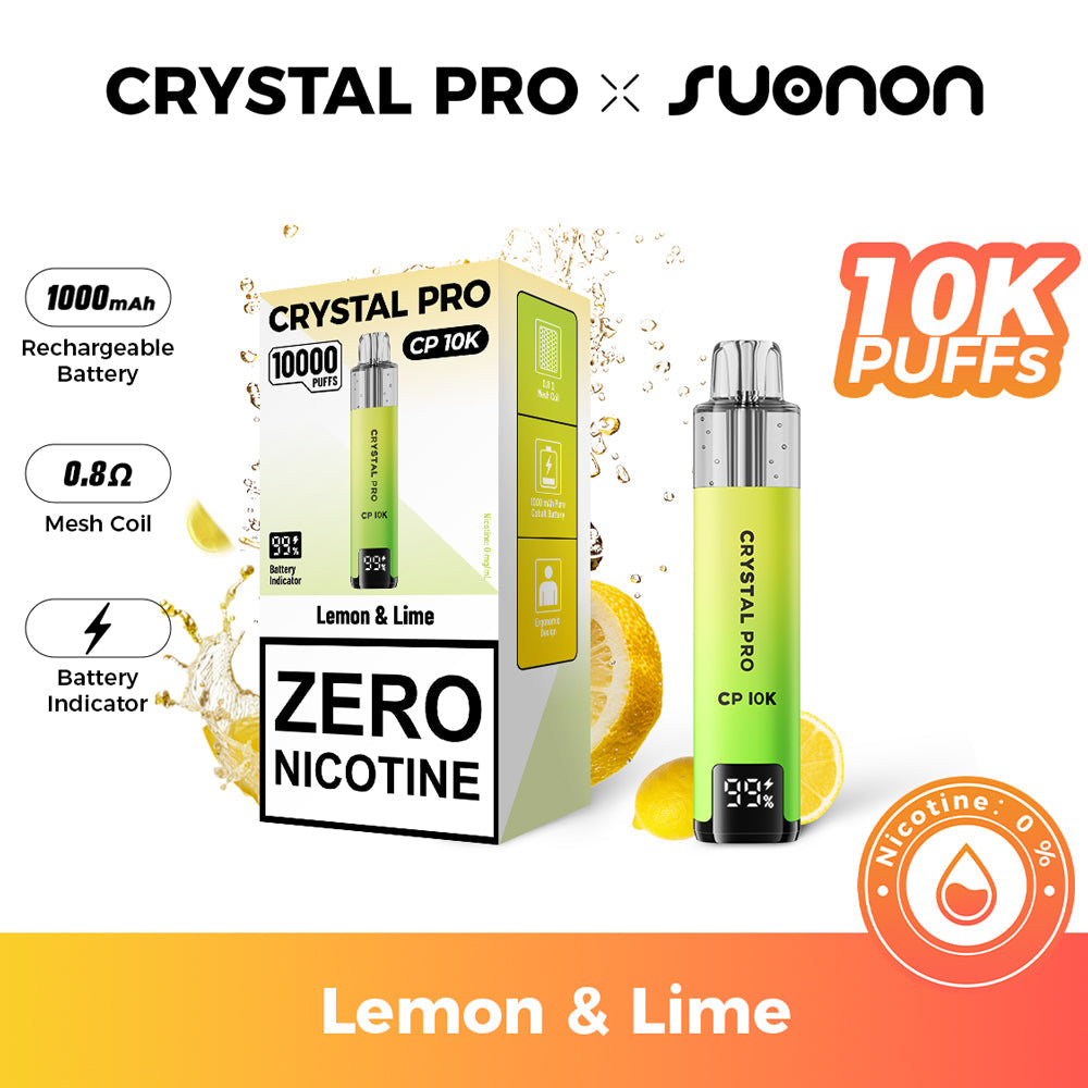 Crystal Pro CP 10K Prefilled Kit 0MG (Zero Nicotine) - Box Of 5