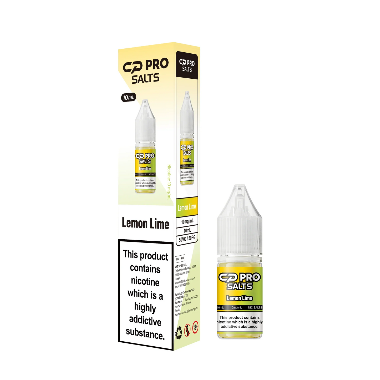 Crystal Pro CP Nic Salt E-Liquid - 10mg & 20mg - Box of 10