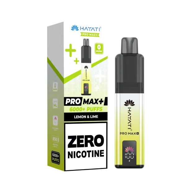 Hayati Pro Max + 6000 Prefilled Kit Zero Nicotine - Box of 5