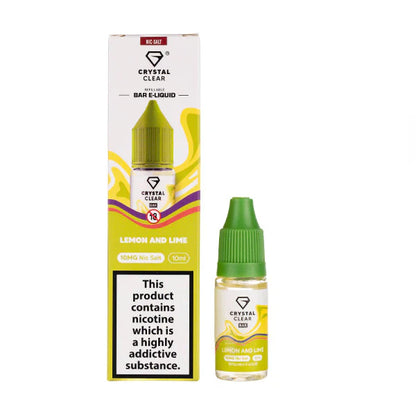 Crystal Clear Nic Salts 10ml - Box of 10