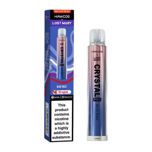 Hawcos x Lost Mary Crystal Pro 600 Prefilled Kit - Box Of 10