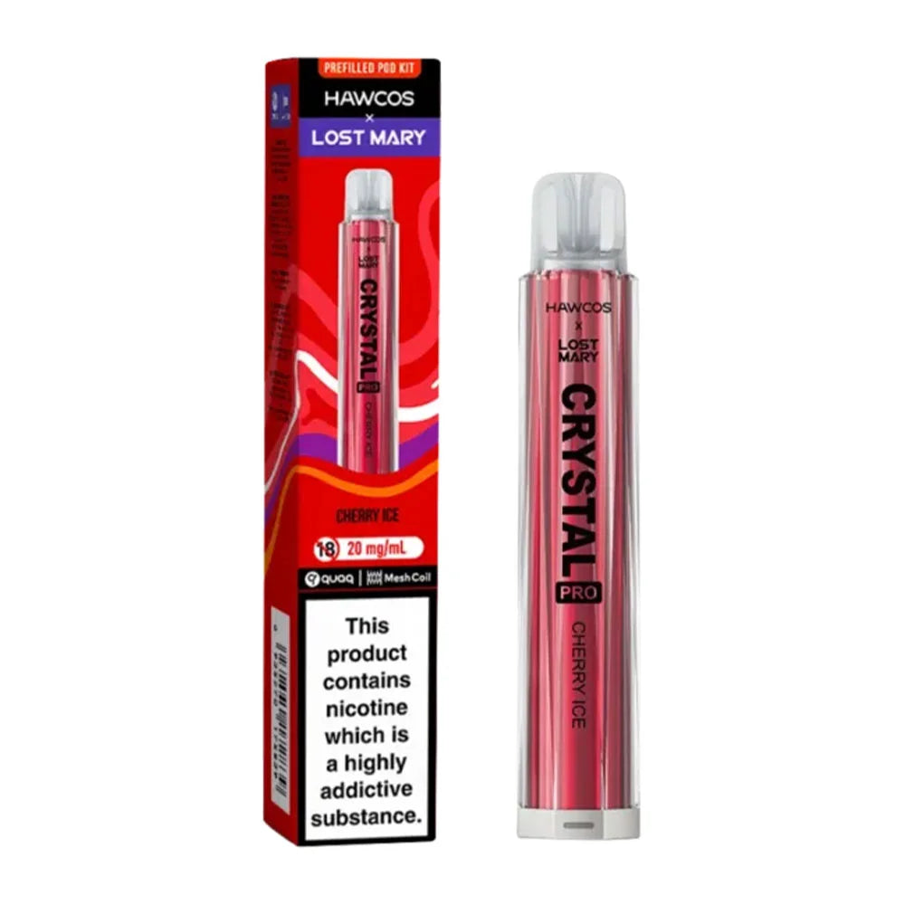 Hawcos x Lost Mary Crystal Pro 600 Prefilled Kit - Box Of 10